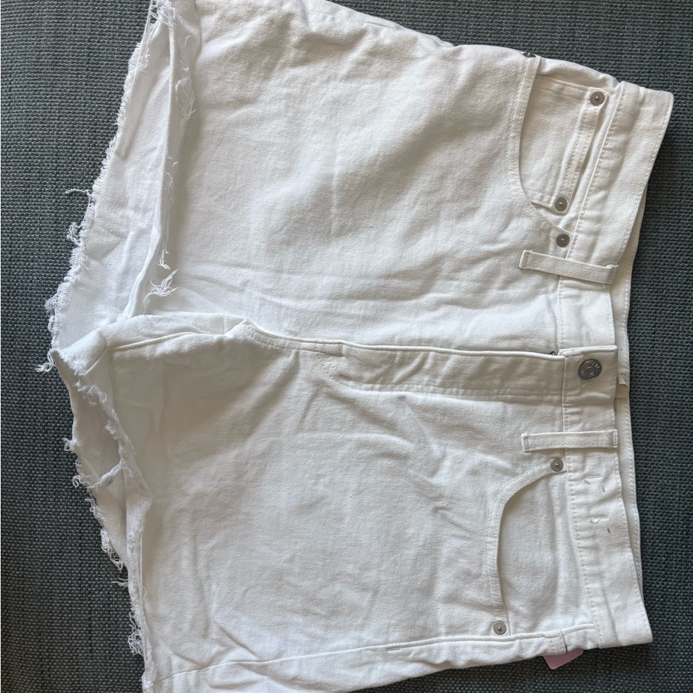 Madewell White Denim Women's Shorts